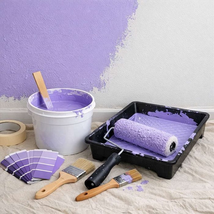 Peinture violet lavande : comment obtenir la teinte parfaite
