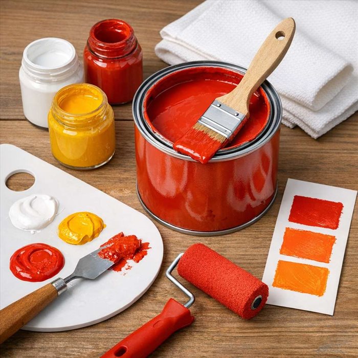 Comment faire une peinture rouge tomate : guide simple et précis