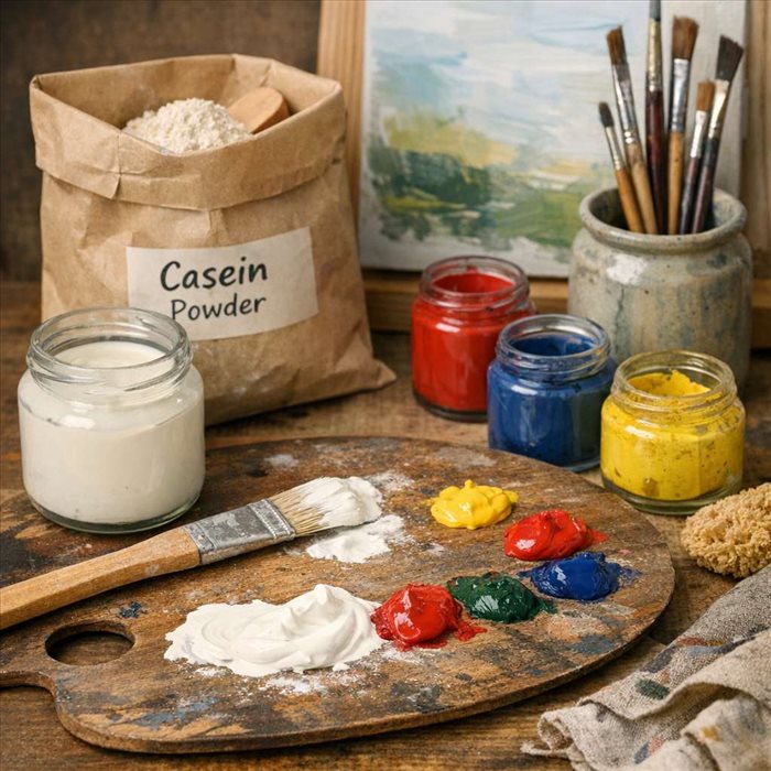 Peinture à la caséine : définition, avantages et applications