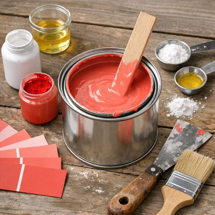 Comment faire une peinture rouge corail ? Guide complet SEO