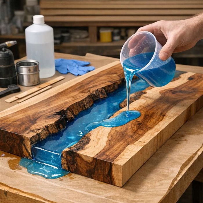 Résine époxy sur bois : guide complet pour bien l’utiliser
