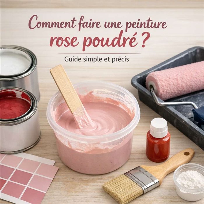 Comment faire une peinture rose poudré ? Guide simple et précis