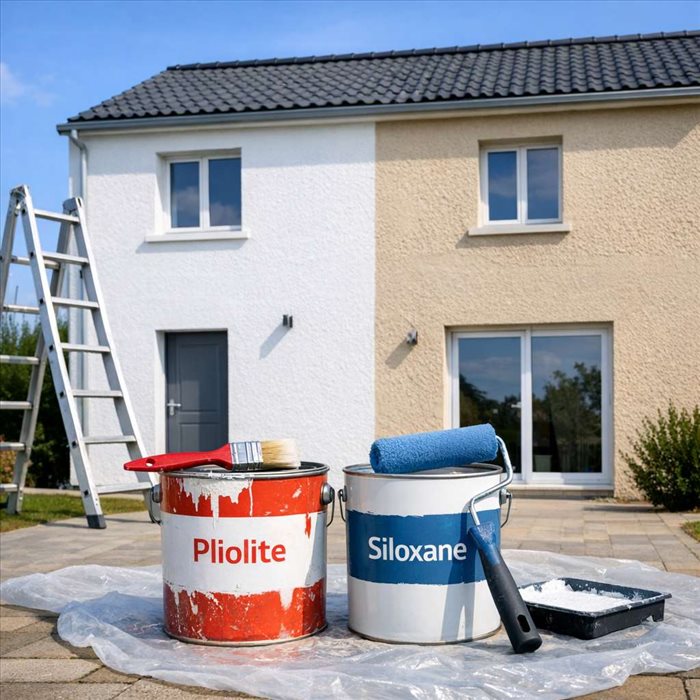 Peinture pliolite ou siloxane : laquelle choisir pour votre façade ?
