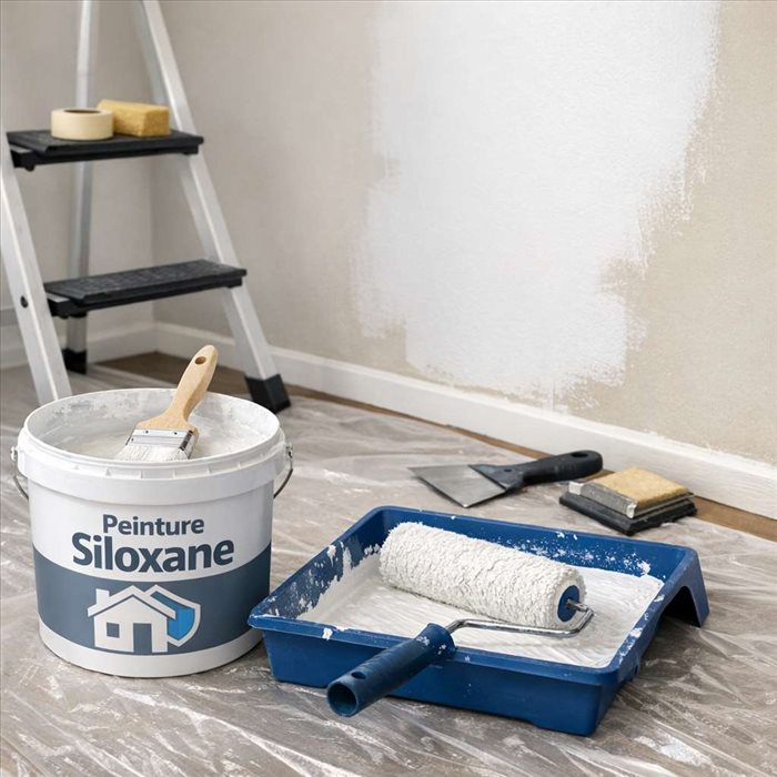 Peinture siloxane en intérieur : guide d’application et conseils
