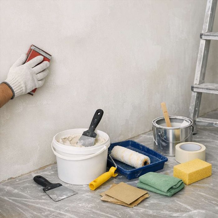 Préparer un mur en plâtre neuf avant peinture : guide complet