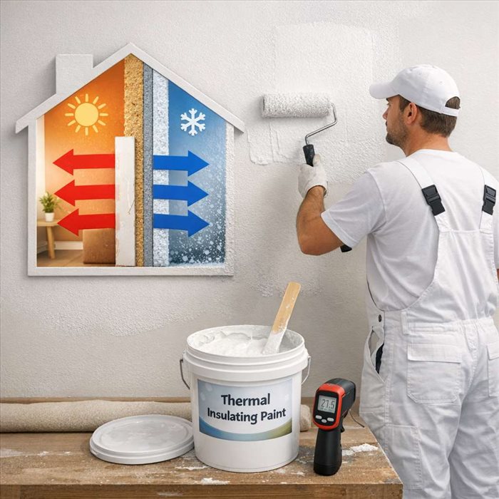 Peinture isolante thermique intérieure : fonctionnement et efficacité