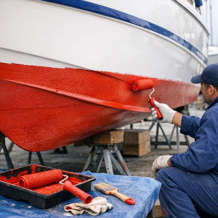 Peinture antifouling coque de bateau : guide complet et choix