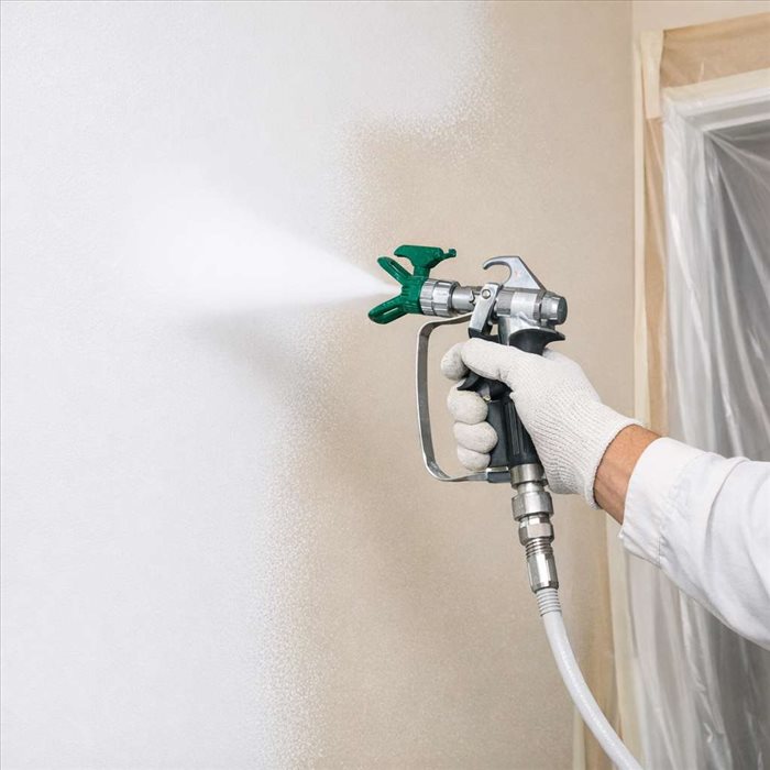 Comment appliquer une peinture au pistolet airless : guide complet