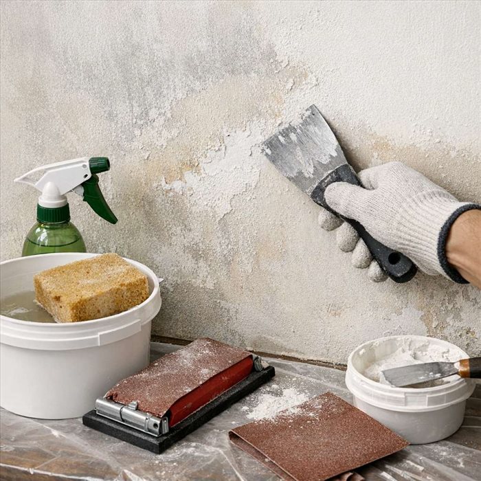 Support farinant avant peinture : le traiter efficacement 