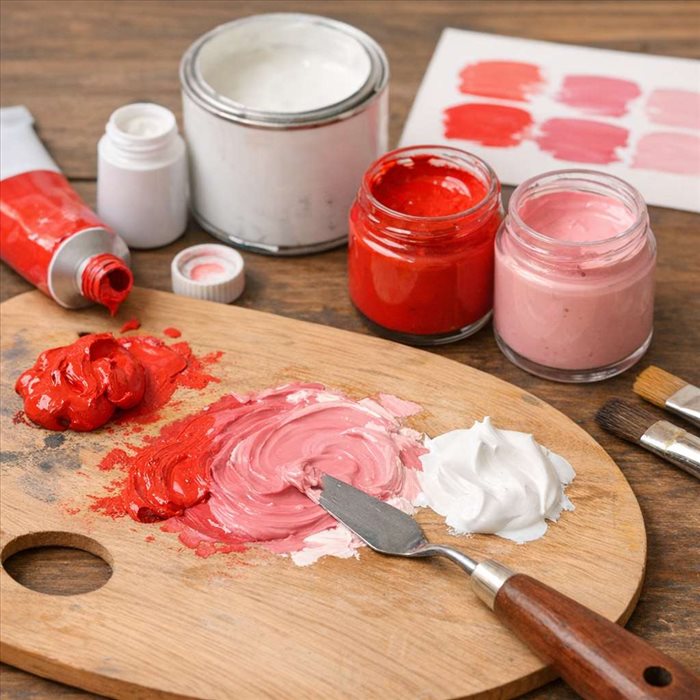 Comment faire une peinture rouge rosé : guide complet et facile