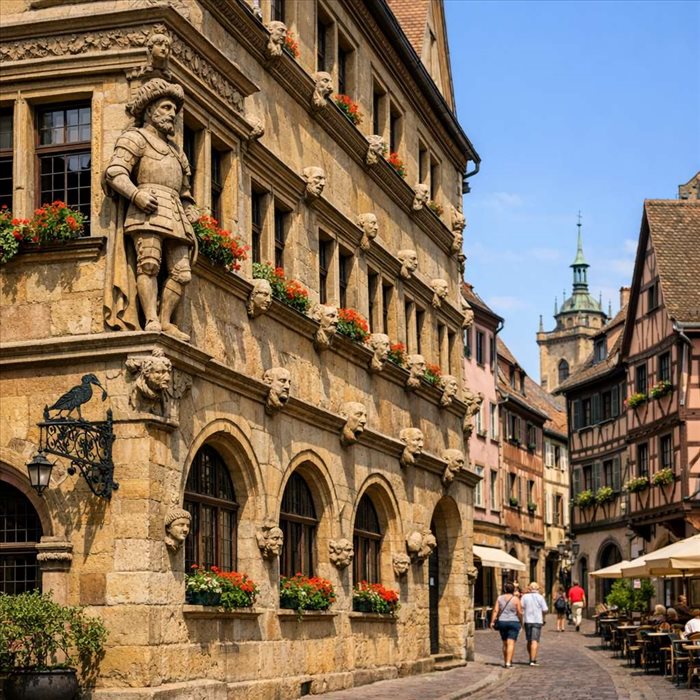 Rue des Têtes à Colmar : pourquoi ce nom historique ?