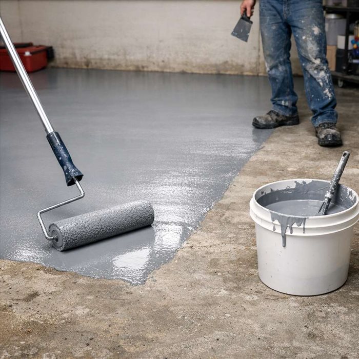 Peinture époxy sur béton : fonctionnement, atouts et limites