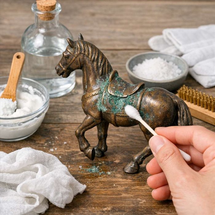 Comment nettoyer le vert-de-gris sur du bronze ? Guide complet