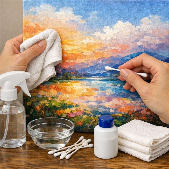 Comment nettoyer une peinture acrylique ? Méthodes simples et sûres