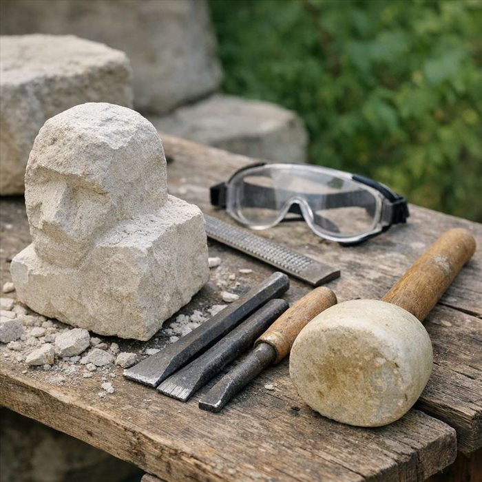 Sculpture sur pierre : guide complet pour débuter et progresser