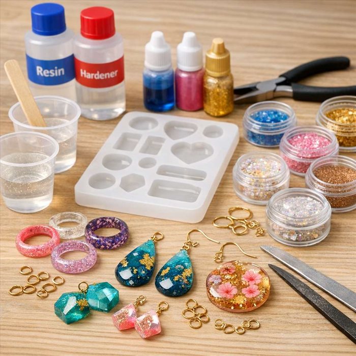 Bijoux en résine époxy : guide complet pour débuter