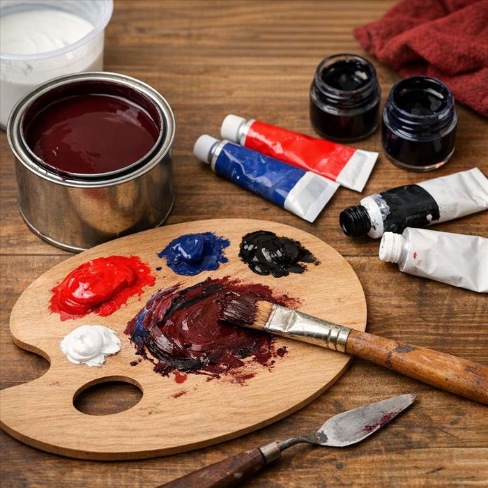Comment faire une peinture rouge bordeaux ? Guide simple et précis