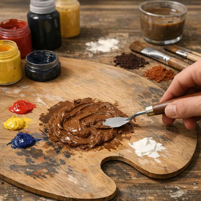 Comment faire une peinture marron : guide simple pour réussir la couleur