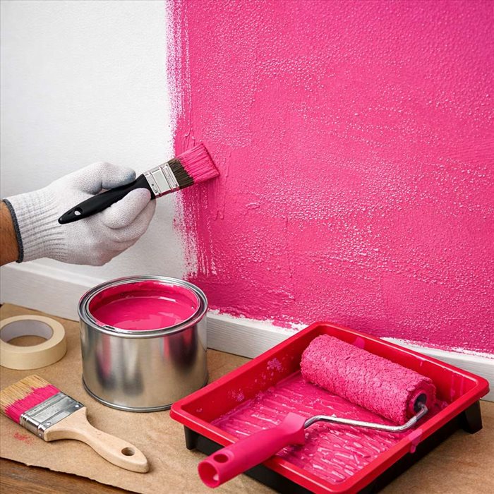 Peinture rose fuchsia : comment la faire facilement et bien