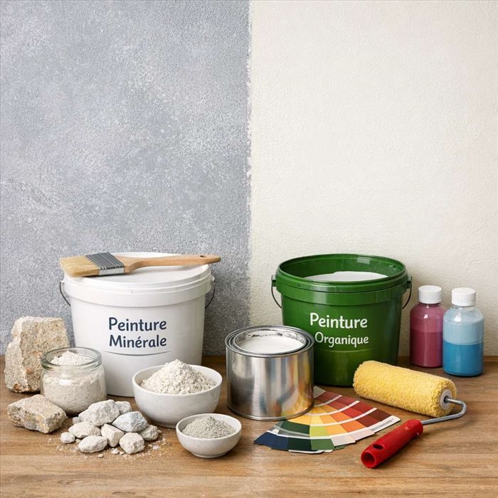 Peinture minérale ou organique : quelle peinture choisir ?