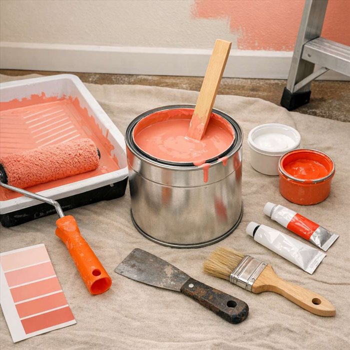 Comment faire une peinture rose saumon : guide simple et précis