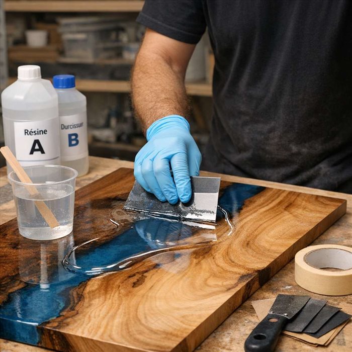 Comment appliquer la résine époxy sur différentes surfaces ?