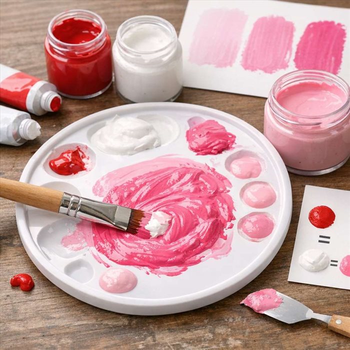 Comment faire une peinture rose : guide simple et précis