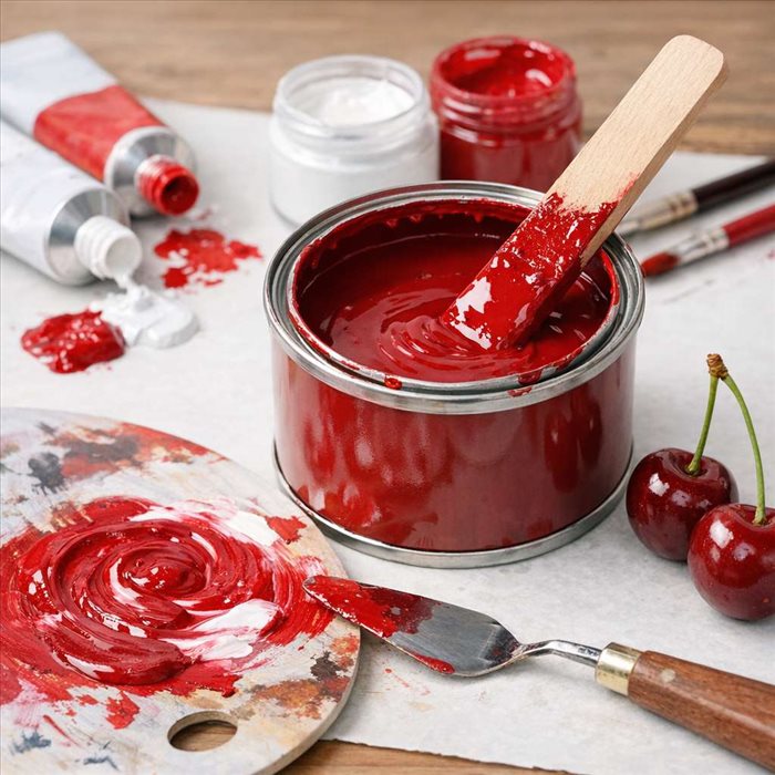 Comment faire une peinture rouge cerise : guide simple et précis