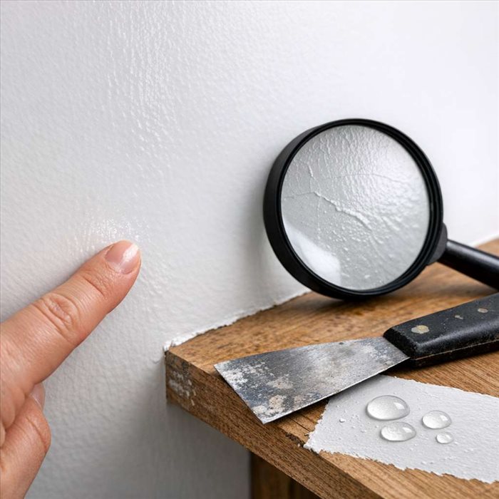 Comment reconnaître une peinture glycéro sur un mur ? Guide simple