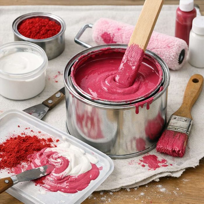 Comment faire une peinture rose framboise ? Guide pratique et facile
