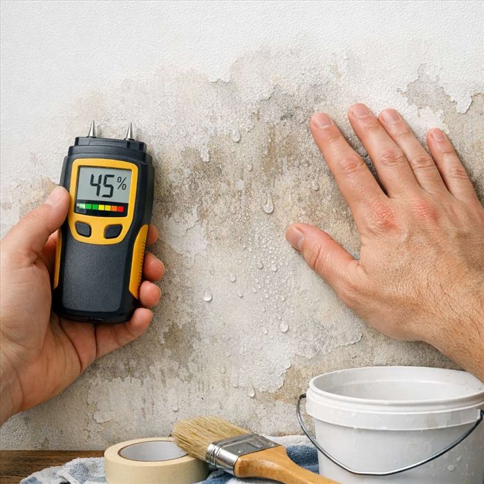 Comment reconnaître un support humide avant peinture ? | Guide pratique