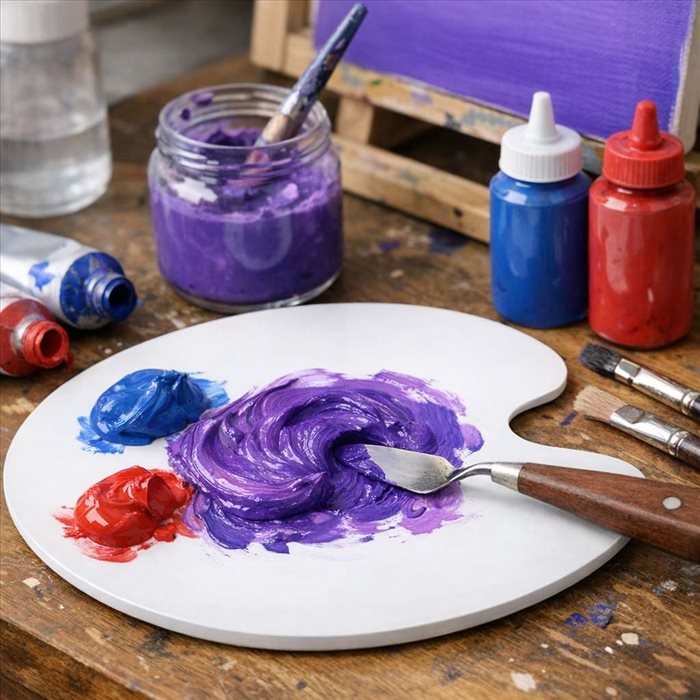 Comment faire une peinture violette : guide simple et complet