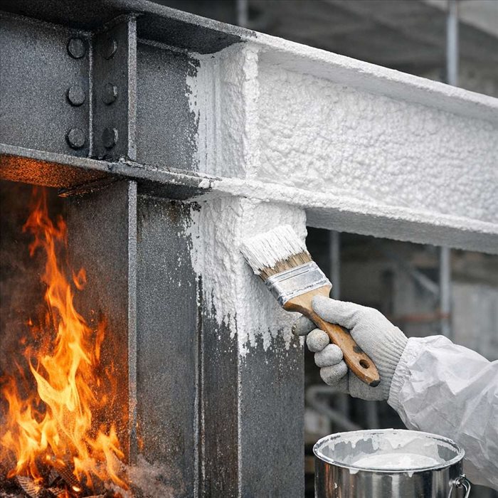 Peinture intumescente : comment elle protège contre le feu