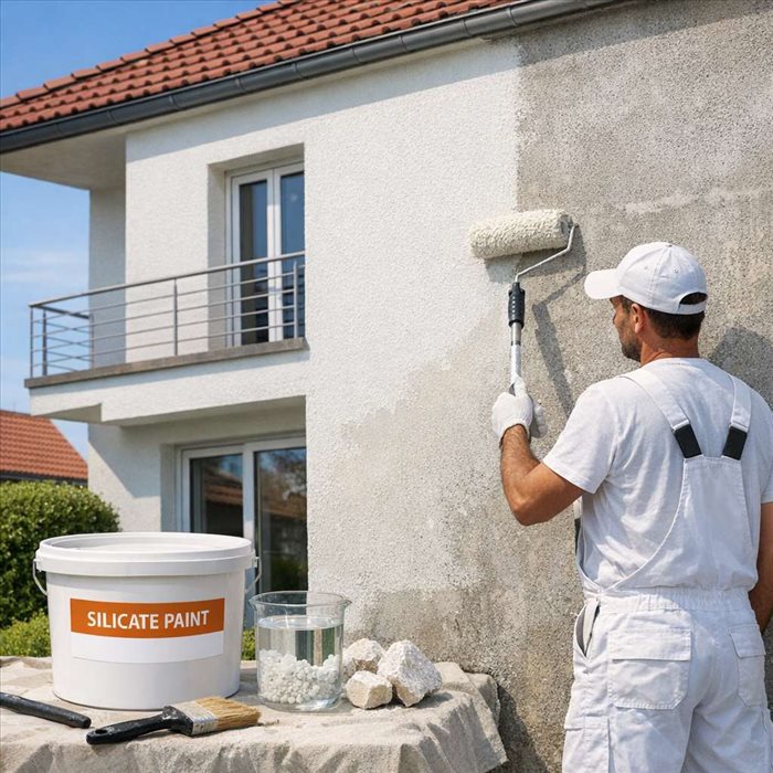 Peinture au silicate pour façade : avantages et usages