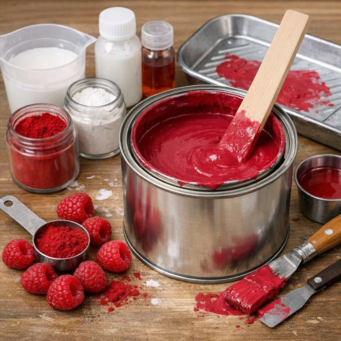 Comment faire une peinture rouge framboise ? Guide simple et précis