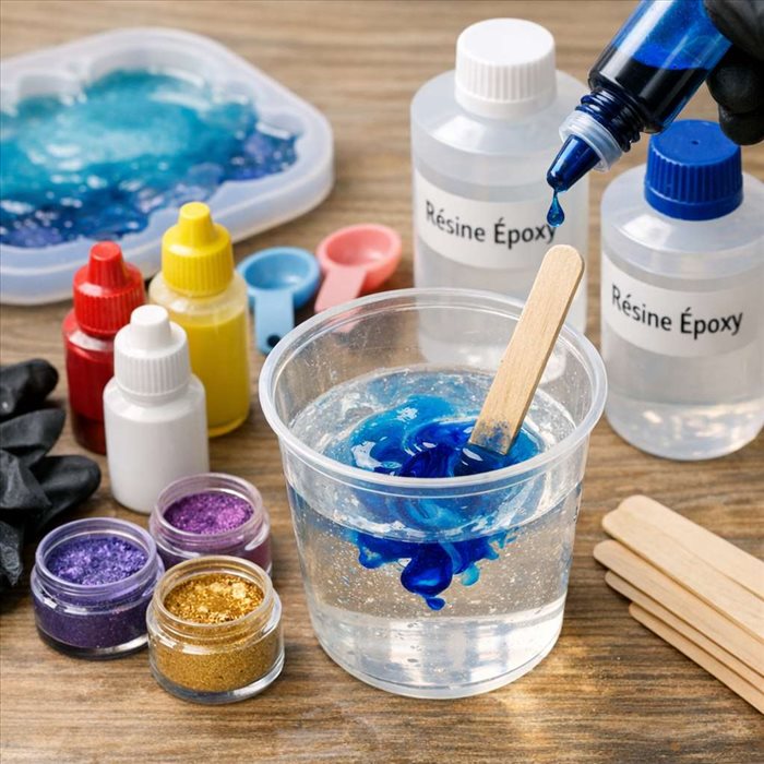 Comment colorer facilement une résine époxy : guide complet