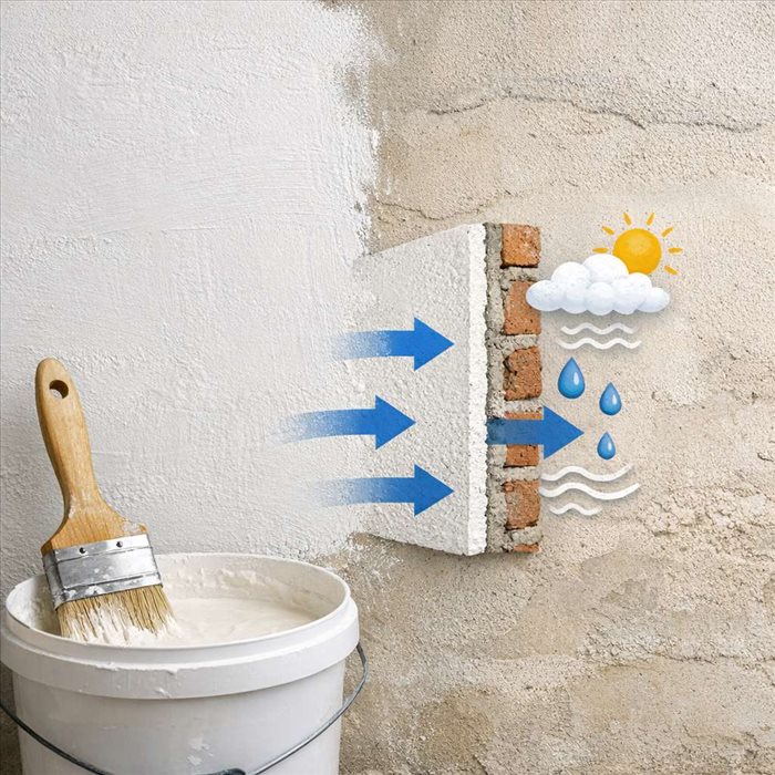 Peinture à la chaux : pourquoi elle laisse respirer les murs