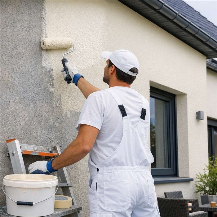 Peinture siloxane extérieure : application réussie et durable